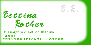 bettina rother business card